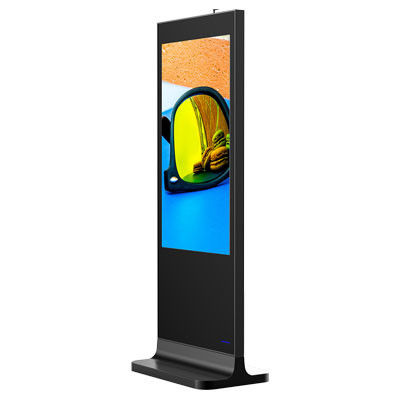 جودة  4K Standing LED Advertising Screen 1920x1080 with Storage 16GB Mounting مصنع