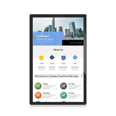 الإعلانات نشر الإشارات الرقمية المثبتة على الجدار مع شاشة OLED LCD LED