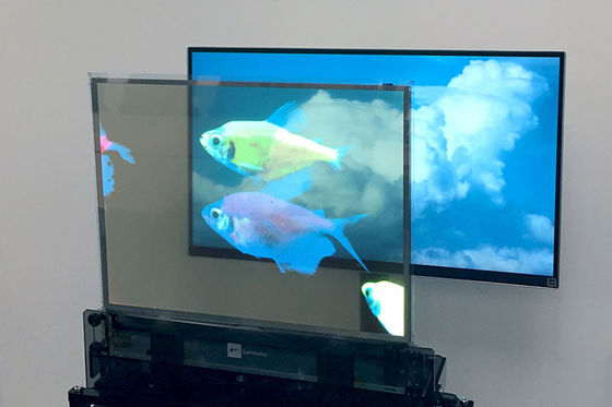 شاشة OLED شفافة عالية الوضوح ، شاشة OLED شفافة كاملة الألوان متعددة الأغراض