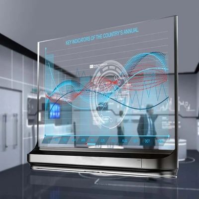استجابة سريعة OLED شاشة عرض شفافة متعددة الوظائف OEM ODM