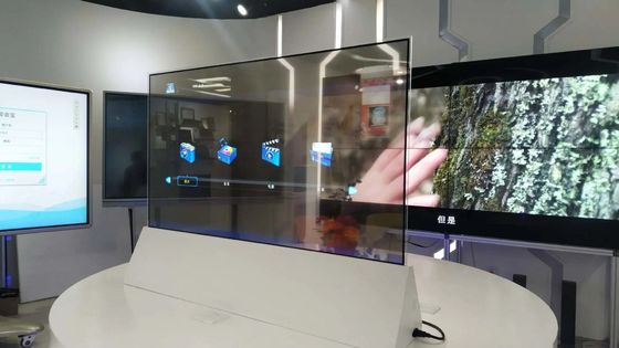 الإعلانات شاشة OLED شفافة نوع سطح المكتب الذكي