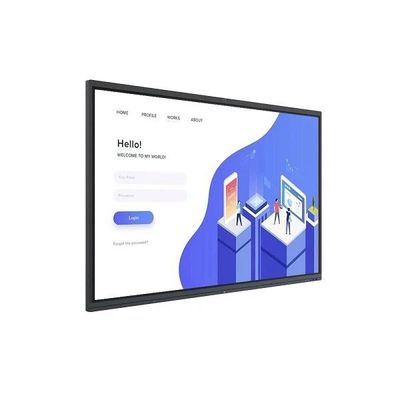 شاشة لمسة تفاعلية 4K لوحة بيضاء رقمية لوحة بيضاء