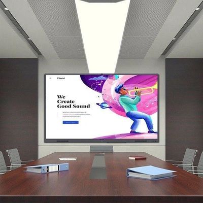 شاشة لمسة تفاعلية 4K لوحة بيضاء رقمية لوحة بيضاء