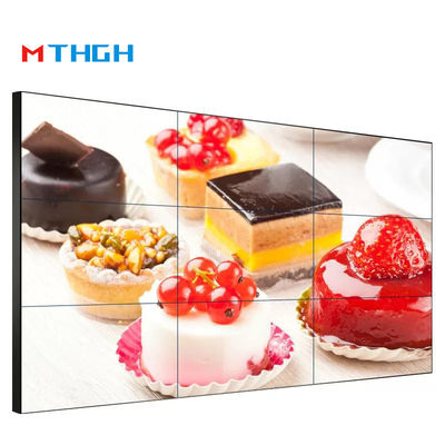55 Inch 4k 8k Wall Mounted Commercial Advertising Video Lcd Splicing Screen 55 بوصة 4 كيلو 8 كيلو على الحائط