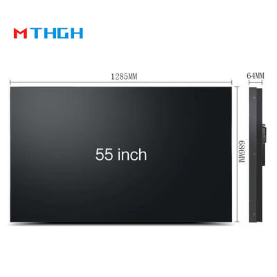 55 Inch 4k 8k Wall Mounted Commercial Advertising Video Lcd Splicing Screen 55 بوصة 4 كيلو 8 كيلو على الحائط