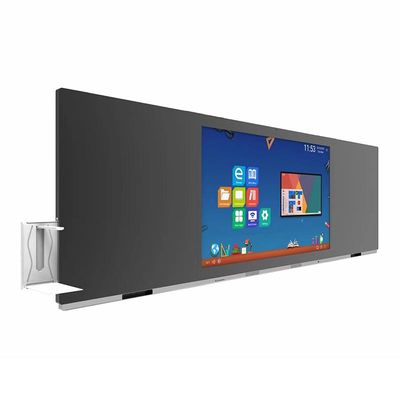 لوحة سوداء رقمية ذكية i3 / i7 / i5 / i9 معالج نسبة التباين 1200: 1 نسبة الشاشة 16:9