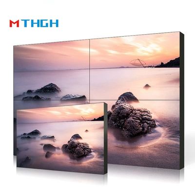 حائط فيديو LCD عالي الدقة 75 بوصة 72٪ مجموعة الألوان عرض الحائط مثبت / مضمن