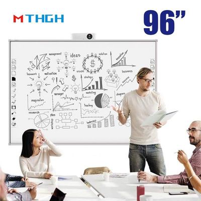 لوحة رقميّة ذات 96 بوصة في الفصل العلويّة ذات 10 نقاط لمسة ذكية
