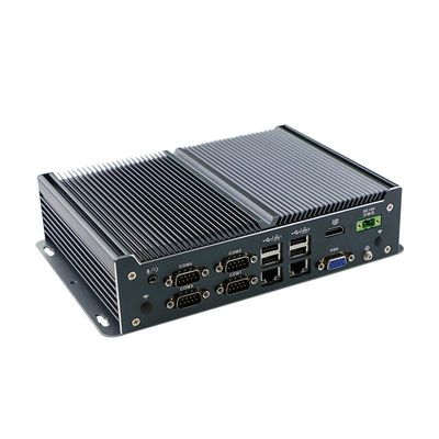IBOX-1126 J1900 كمبيوتر صناعي مصغر بدون مروحة مع 4 منافذ USB 2.0