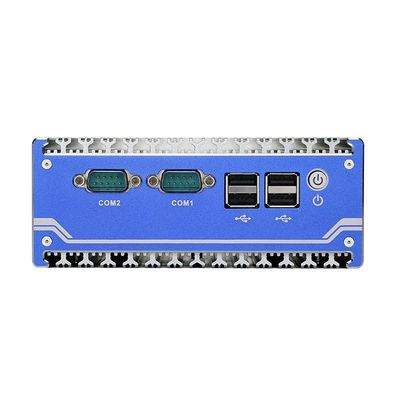 نانو تيتانيوم رمادى ميني كمبيوتر صناعي N11 DC 12V مدخل 2XIntel I210-AT/I211-AT 1000M