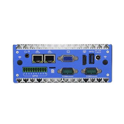 نانو تيتانيوم رمادى ميني كمبيوتر صناعي N11 DC 12V مدخل 2XIntel I210-AT/I211-AT 1000M