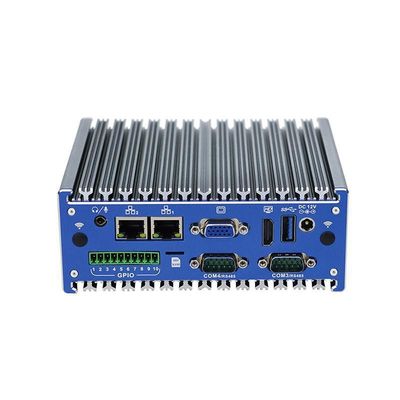 نانو تيتانيوم رمادى ميني كمبيوتر صناعي N11 DC 12V مدخل 2XIntel I210-AT/I211-AT 1000M