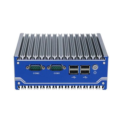 نانو تيتانيوم رمادى ميني كمبيوتر صناعي N11 DC 12V مدخل 2XIntel I210-AT/I211-AT 1000M
