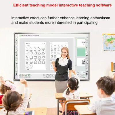 83 بوصة لوحة تفاعلية مع I3 / i5 / i7 / i9 خيارية وحدة المعالجة المركزية 10 نقطة 60 مليون لمسة دقة 3840 * 2160