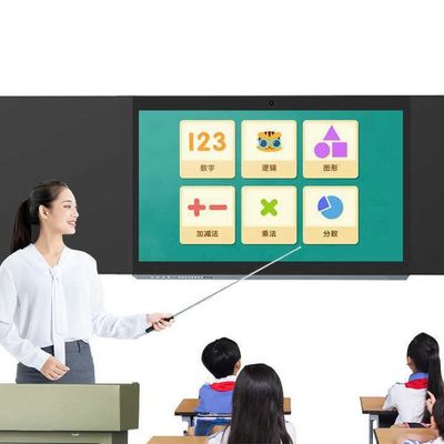 لوحة سوداء رقمية ذكية مقاس 86 بوصة مع نسبة شكل و طول ≥4450mm لبيئة التعلم التفاعلية