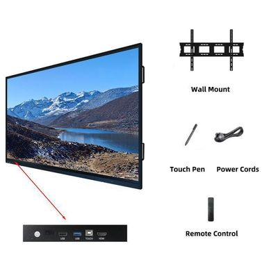 اللمسات التفاعلية لوحة بيانية النهائية مع حل اتصال HDMI I / O و OPS PC I9