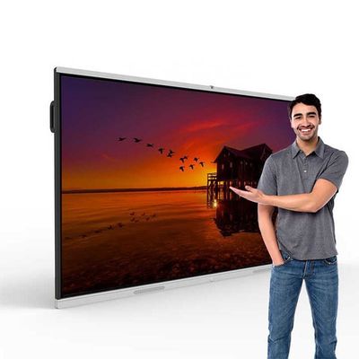 لوحة عرض التفاعلية ذات الشاشة اللمسية HDMI / USB / Bluetooth / Wi-Fi للمؤتمرات / التدريس