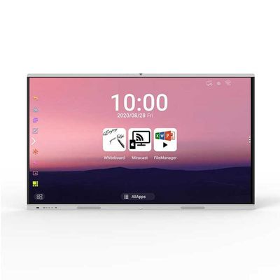 لوحة عرض التفاعلية ذات الشاشة اللمسية HDMI / USB / Bluetooth / Wi-Fi للمؤتمرات / التدريس