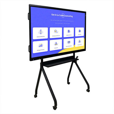 زاوية مشاهدة عالية اللمعان 178 درجة H / V 55 بوصة لوحة سوداء تعمل باللمس تفاعلية مع HDMI و Android APP
