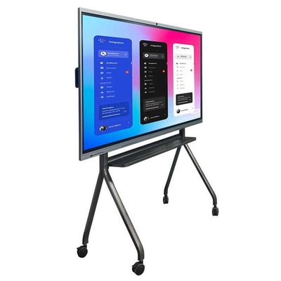 لوحة سوداء ذكية تفاعلية 65 بوصة 3840x2160 لوحات شاشة 4K مع تطبيقات Android البرمجيات