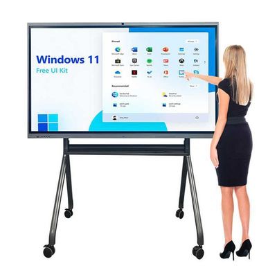 ROHS 65 بوصة لمس التدريس التفاعلي لوحة ذكية مع نوع الضوء الخلفي D-LED