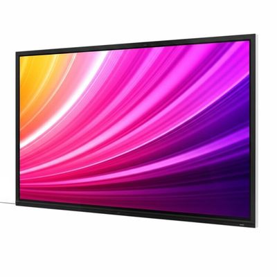 سبورة بيضاء تفاعلية كبيرة مقاس 98 بوصة بشاشة لمس مع زمن استجابة 8 مللي ثانية ولوحة لمس LCD تفاعلية